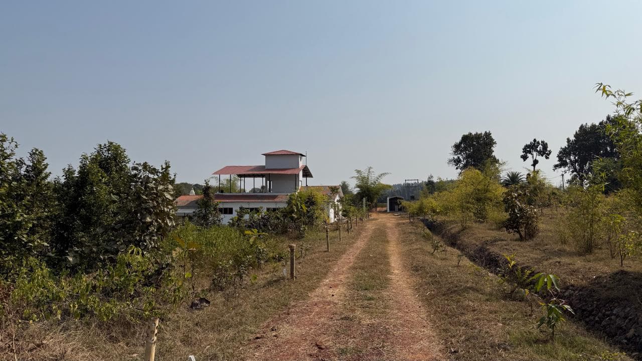 Local craftwork and natural building materials at the resort